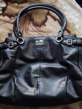 Coach Madison Kara Carryall Leather Purse Bag